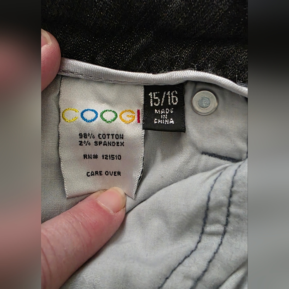 COOGI Black Faded Embroidered Straight Leg Women's Jeans Size 15/16 (Junior Sz) - Picture 6 of 10